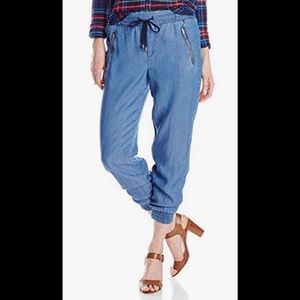 Splendid Elastic Waist Ankle Length Casual Pants Size L